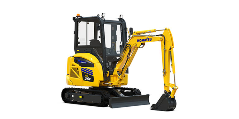 Komatsu – Mini pelle PC26E