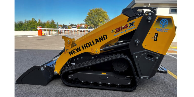 New Holland – mini chargeuse à chenilles électrique C314X