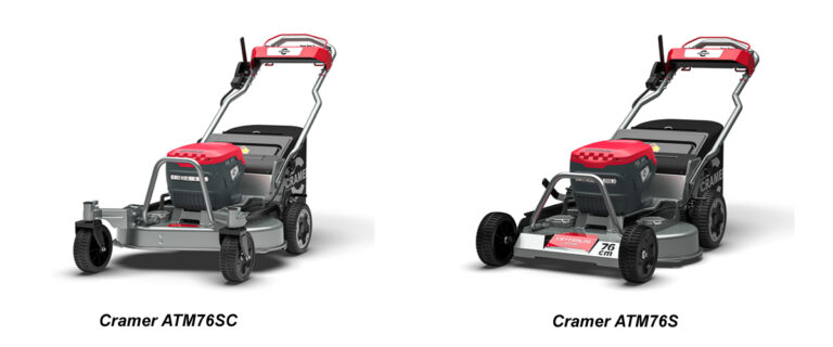 Cramer – Tondeuses à batteries Optimus ATM76SC et ATM76S