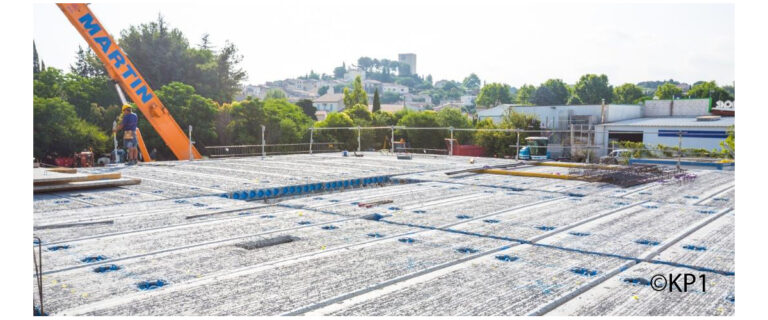 KP1 – plancher à Dalles Alvéolées sous ATEx, adapté aux charges roulantes
