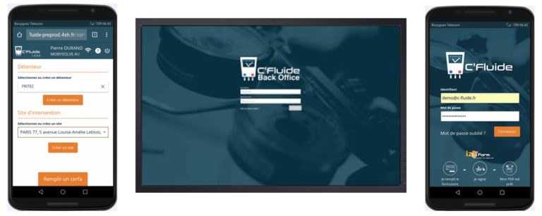 C’Fluide – application
