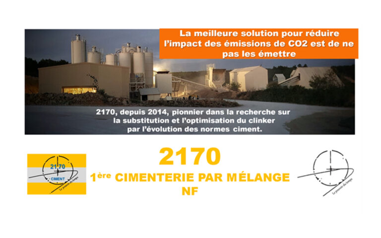 2170 devient le premier cimentier français certifié NF Liants Hydrauliques avec une usine de mélange