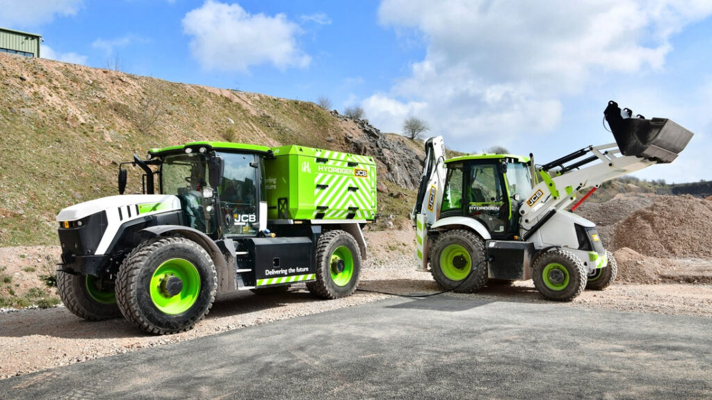 JCB – ravitailleur a hydrogène mobile