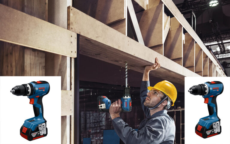 Bosch Professional – Perceuse-visseuse sans-fil GSR 18V-65 Professional / Perceuse-visseuse à percussion sans-fil GSB 18V-65 Professional
