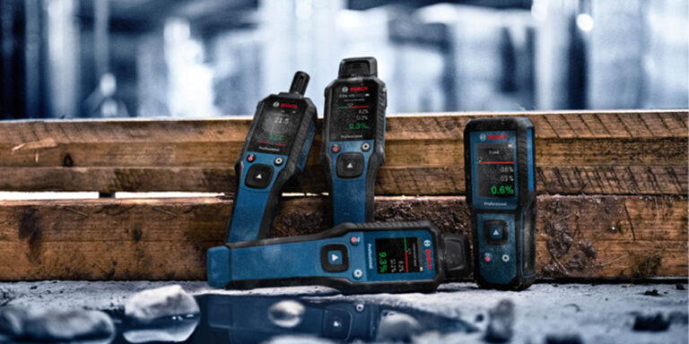 Nouvelle gamme d&rsquo;outils de détection d&rsquo;humidité et de température Bosch Professional : Robustes, précis, intuitifs et faciles à interpréter