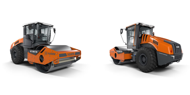 Hamm – Compacteur monocylindre HC 130i C VA, compactage automatique à la valeur cible