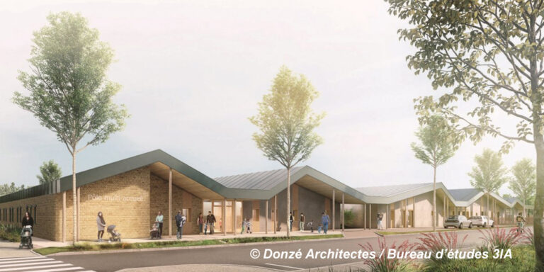 Les solutions préfabriquées KP1 participent à la construction bas carbone du pôle multi-accueil au Creusot (71)