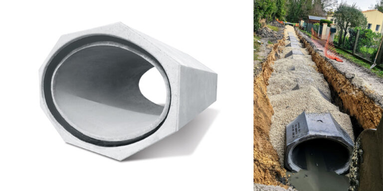 Bonna Sabla – Moduloval®: tuyau pour pose horizontale ou verticale