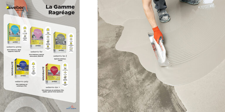 Weber – nouvelle gamme de ragréages