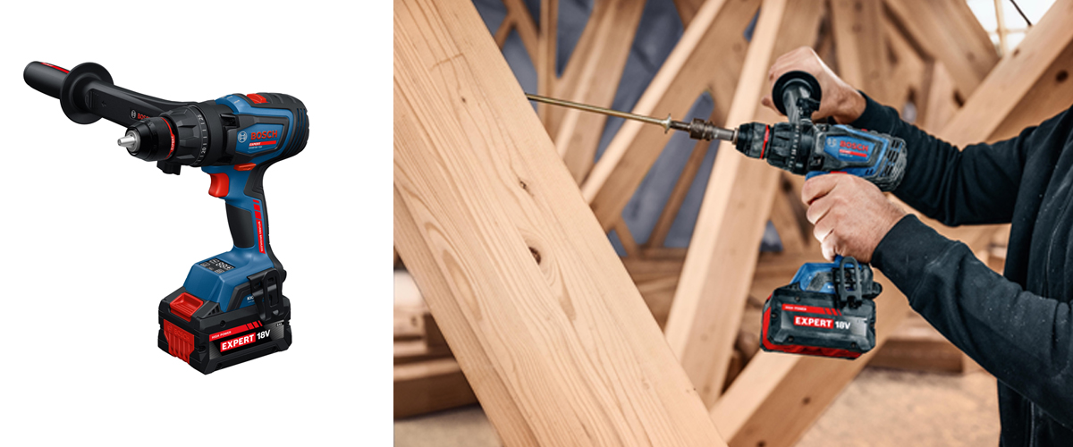 Bosch Professional – Perceuse-visseuse à percussion sans-fil EXPERT EXSB18V-150