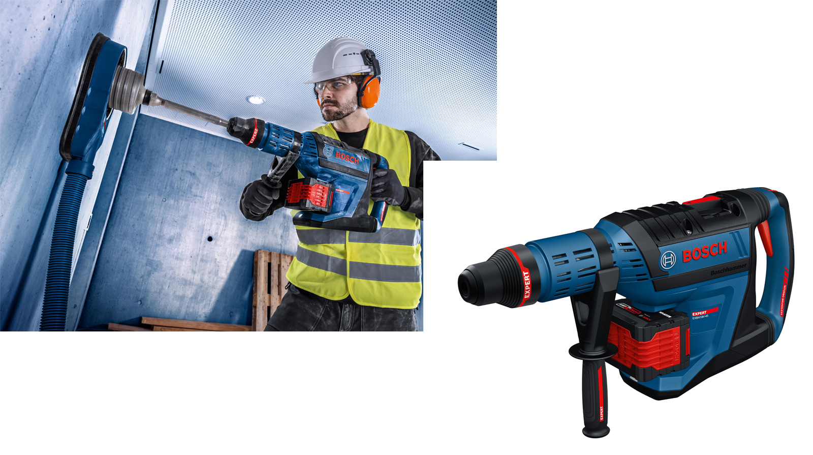 Bosch Professionnal – Perforateur sans-fil SDS max EXPERT EXBH18V-45
