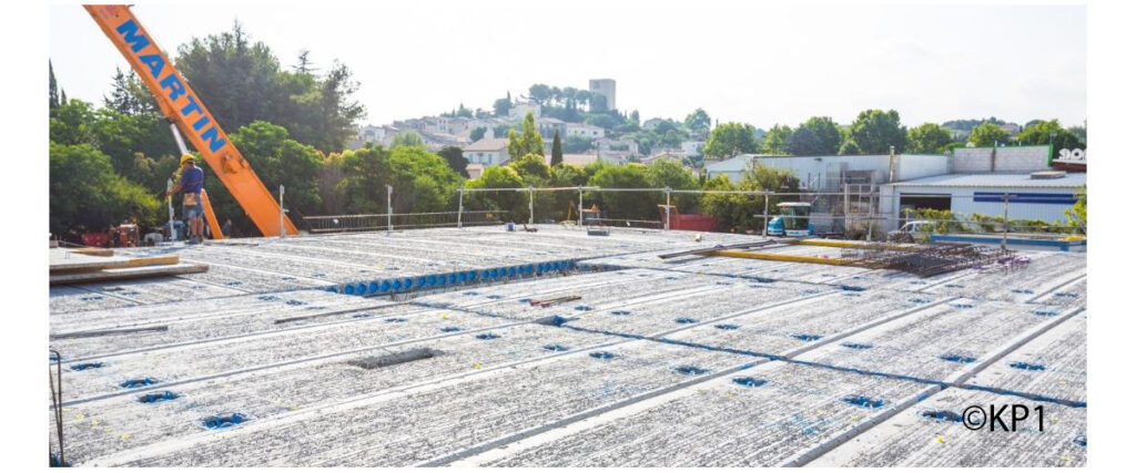 KP1 – plancher à Dalles Alvéolées sous ATEx, adapté aux charges roulantes