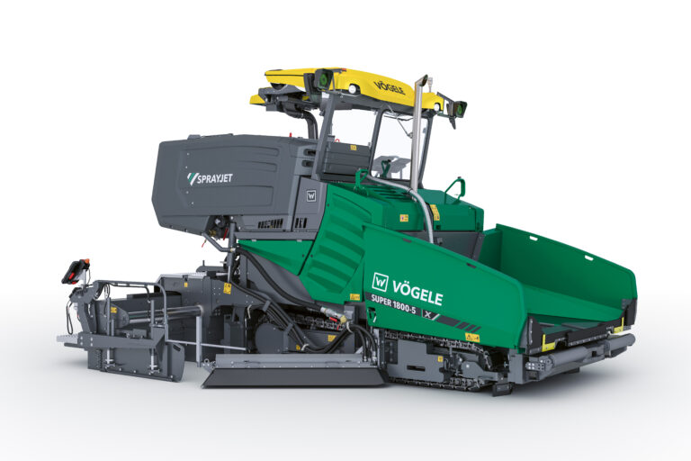 Vögele – finisseur à rampe intégrée de la génération Tiret 5 SUPER 1800-5 X SprayJet