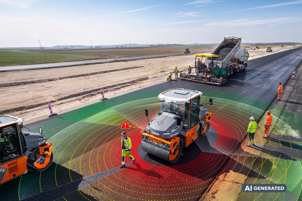Hamm – Brake Assist renforce la sécurité sur les chantiers